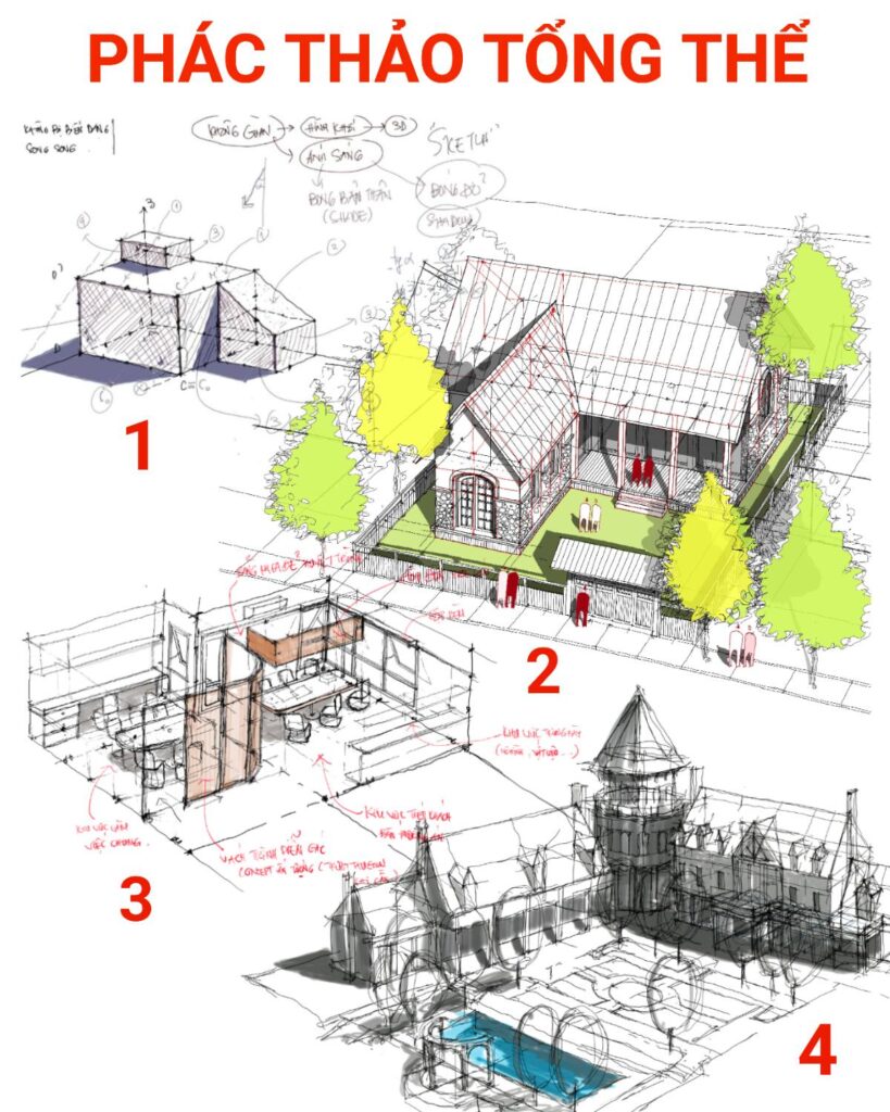 Học vẽ phác thảo thiết kế